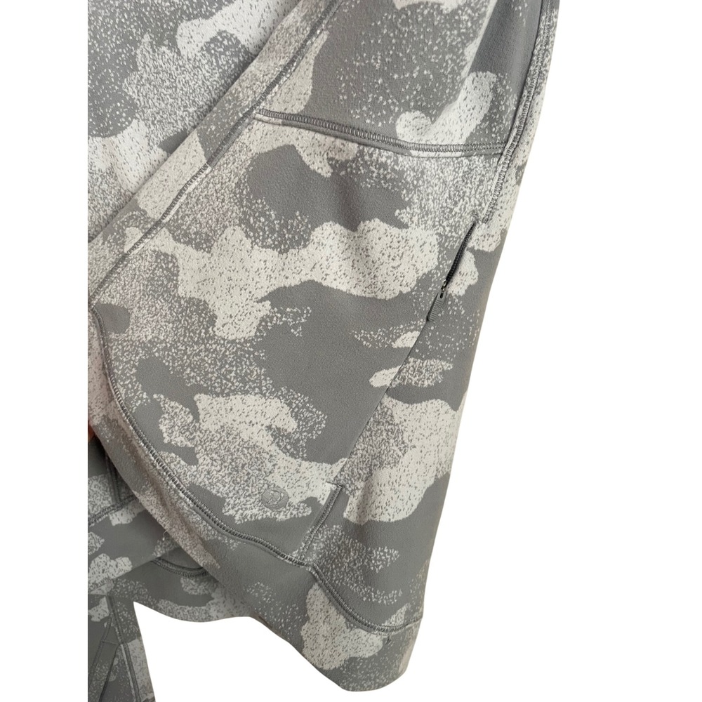 Lululemon Close to Crossing Rulu Long-Sleeve Shirt Camo 8 Athleisure Gray Gym - Picture 6 of 9